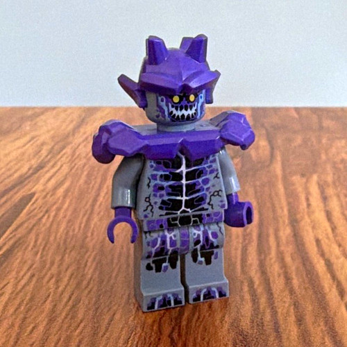 Lego minifigur lila - minifigur, lila/grau